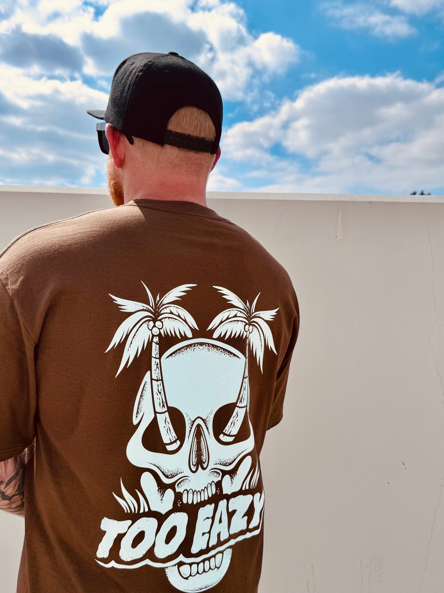 Brown Skull Tee