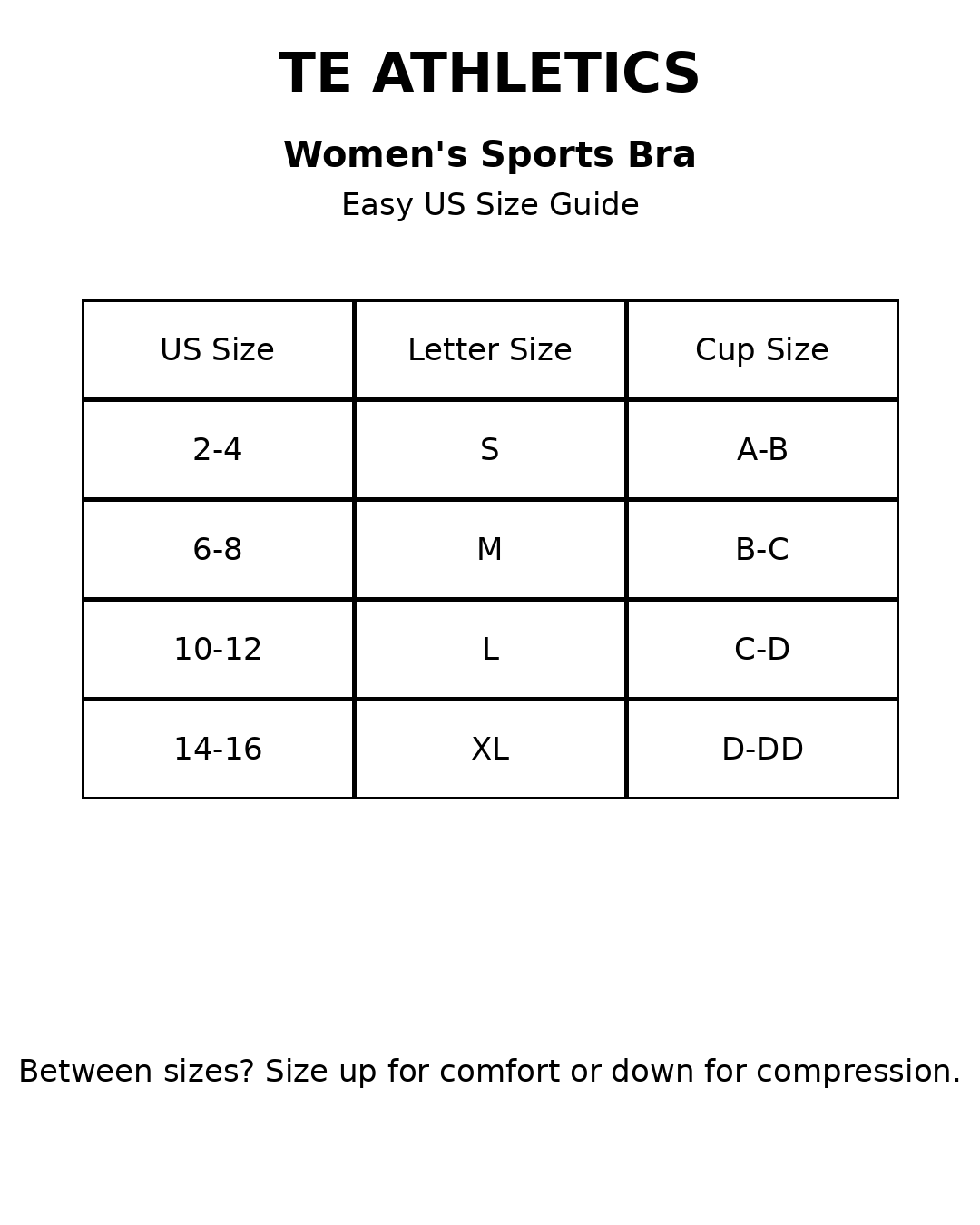TE Women's Sports Bra